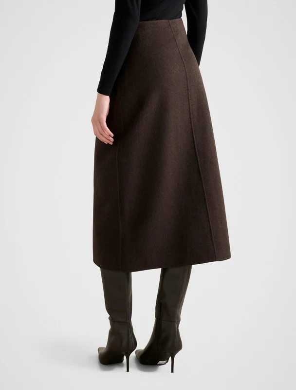 forever new  AMARA Felled Circle Midi Skirt for Women | Best Price UAE